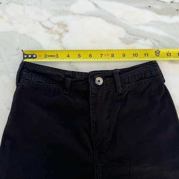 WE THE FREE BLACK COTTON HIGH RISE WIDE LEG JEAN PANTS SIZE US 24 - Picture 11 of 17